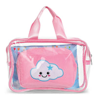 Iscream - Girl's Cheerful Cloud Cosmetic Bag Trio