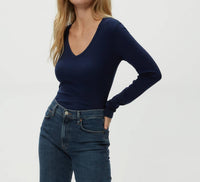 Michael Stars - Remi V-neck Long Sleeve Top