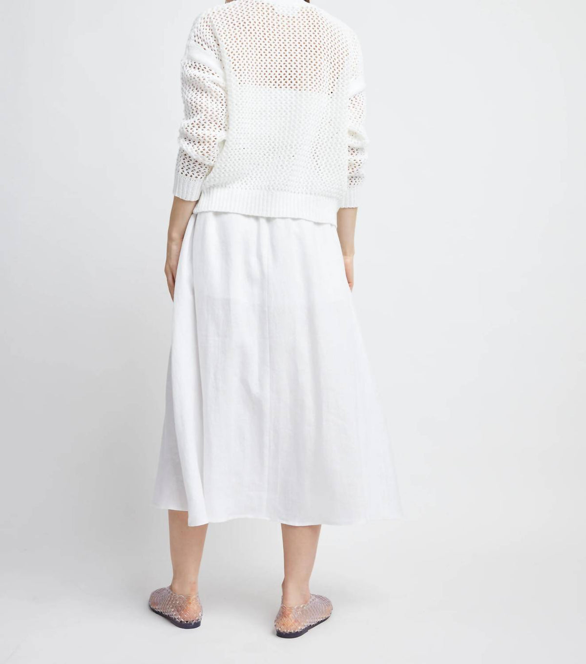 Self Contrast - MAGGIE FISHNET CARDIGAN