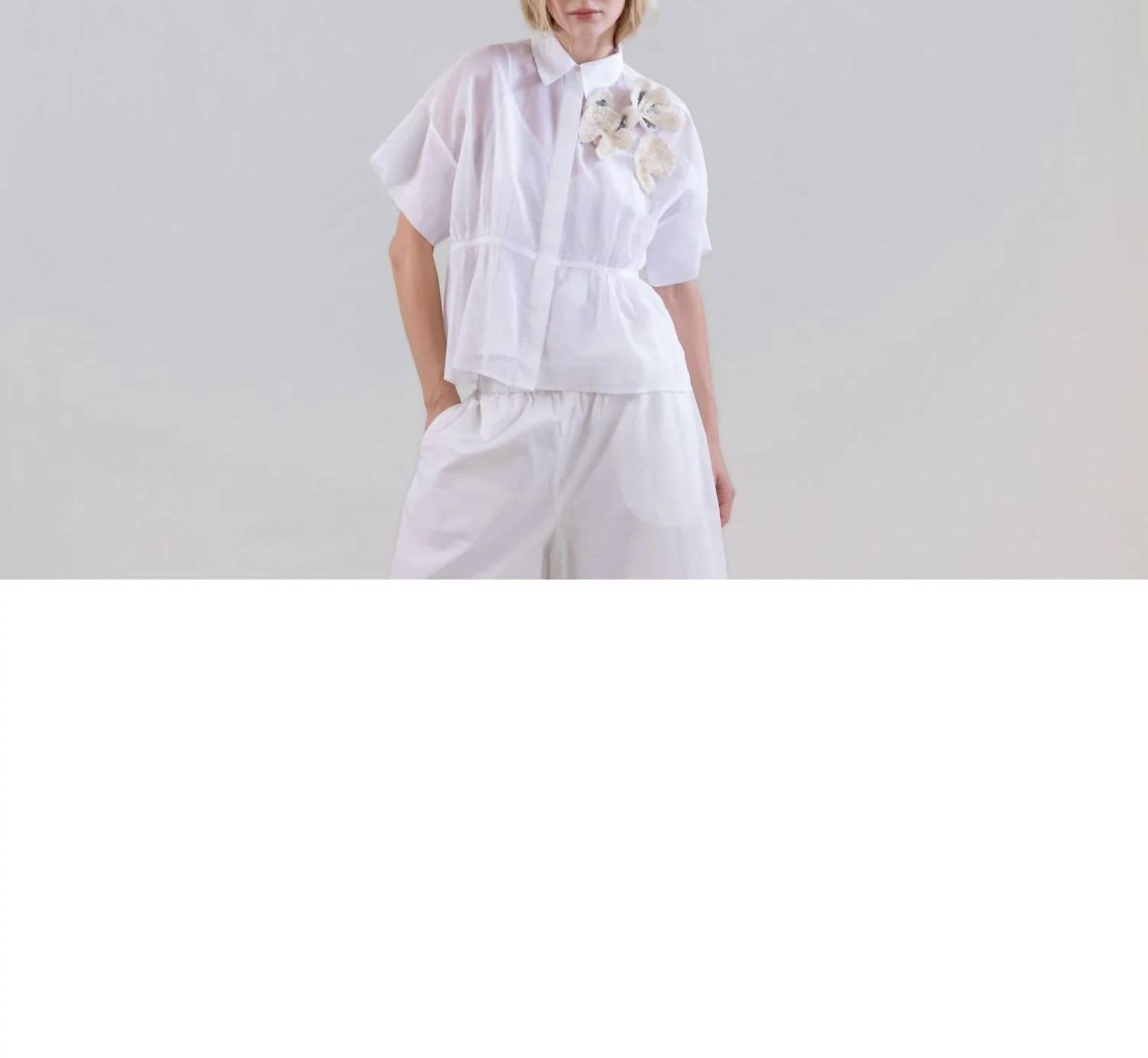 Psophia - Sheeer Organza Light Blouse