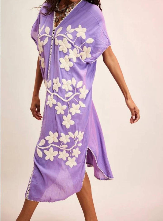 Momo - Ibiza Embroidered Kaftan Midi Dress