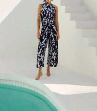 Joseph Ribkoff - KNIT ABSTRACT PRINT SLEEVELESS TOP