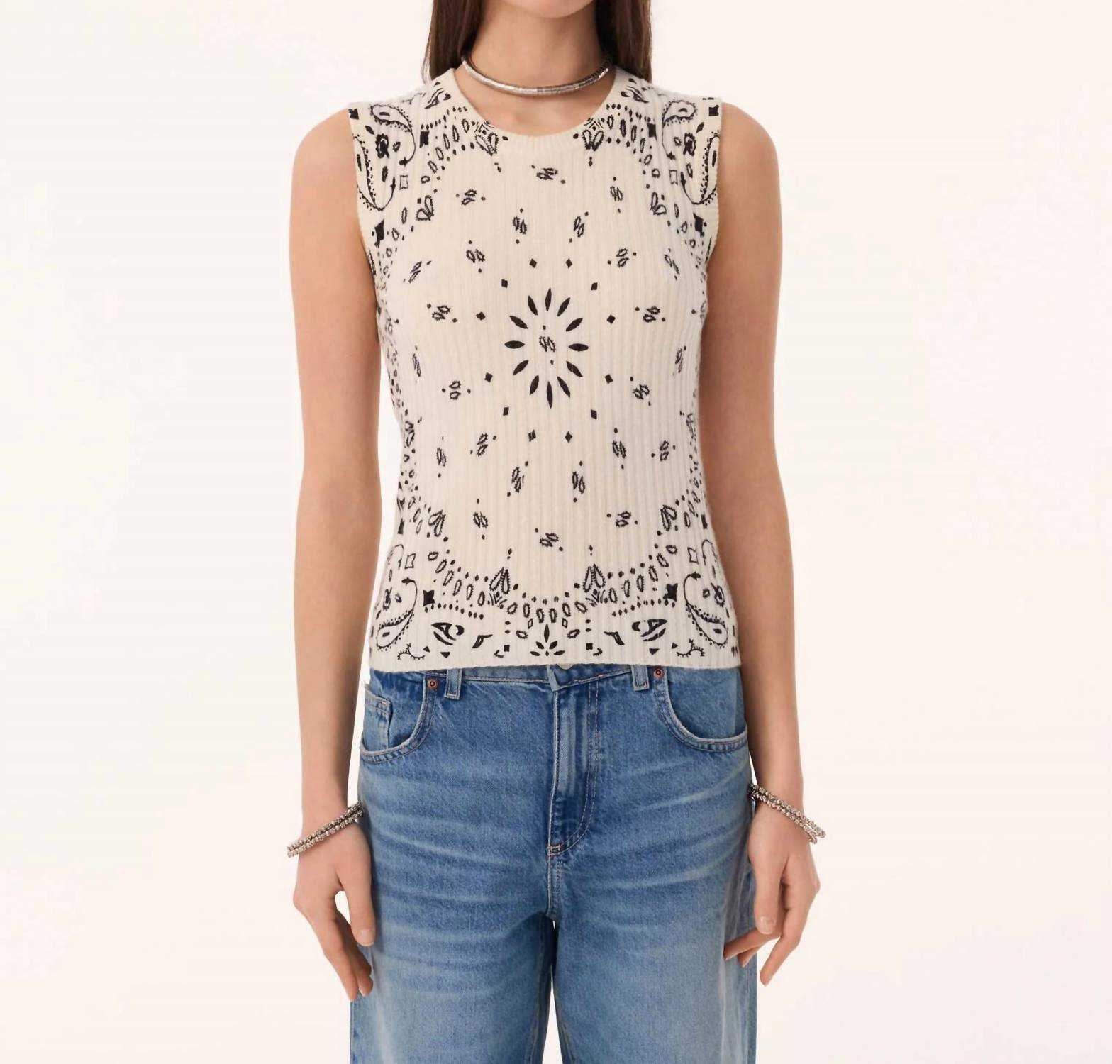 Kujten - Ribbi Cashmere Bandana Tank