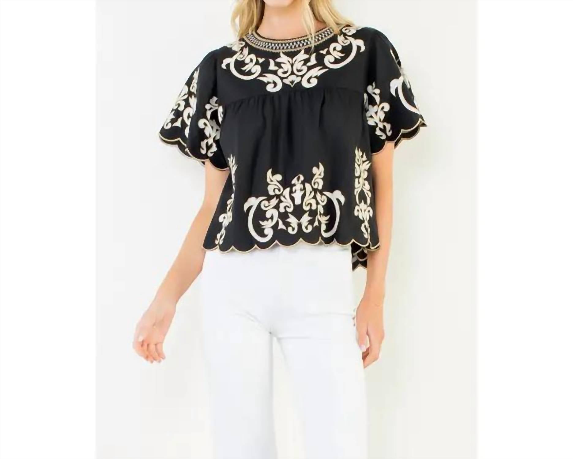 Thml - Women's Short Sleeve Blouse