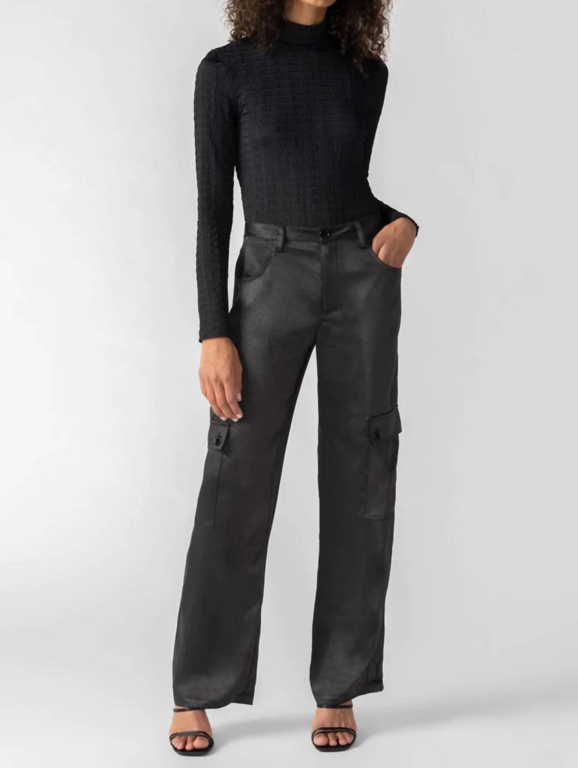 Sanctuary - Women's Satin Ava Cargo Pants