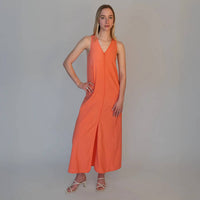 Alysi - V-Neck Maxi Dress