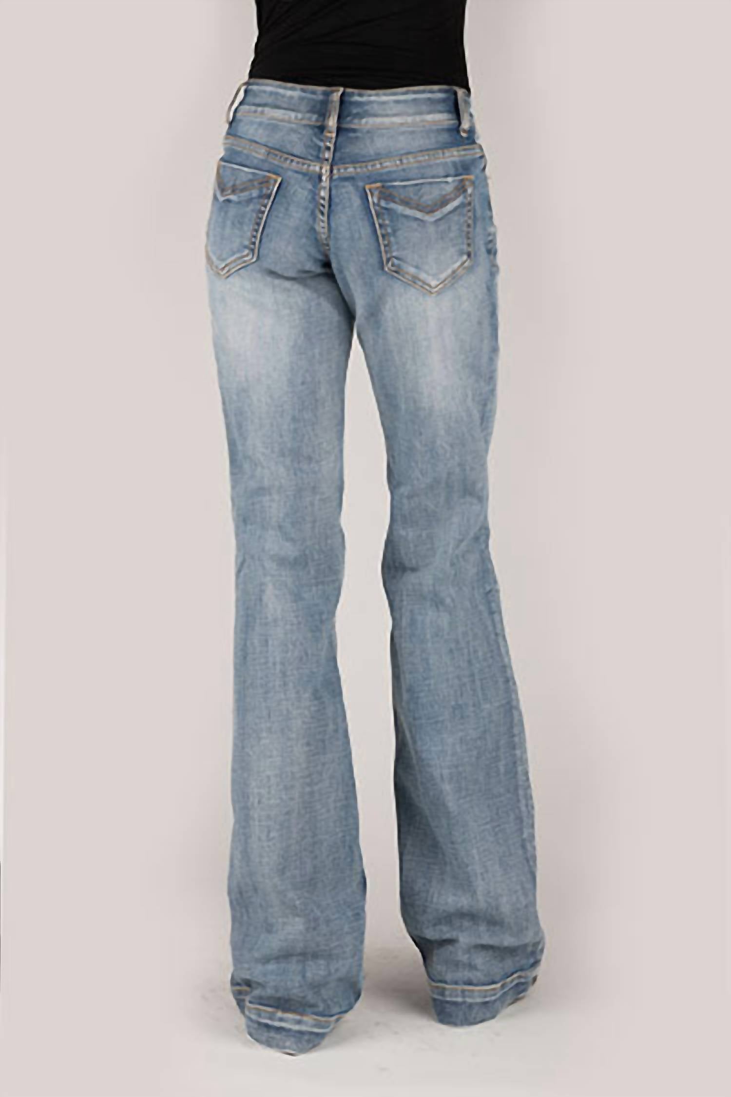 Stetson - Women's Raw Edge Seam Trouser Jeans