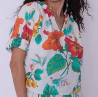 Love The Label - Dawson Puff Sleeve Cotton Top