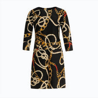 JUDE CONNALLY Ribbons & Chains Dress in black - women's dress - alternate view
