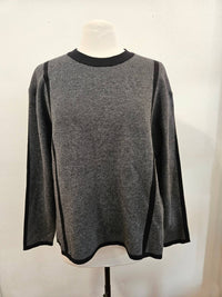 Eternelle - Women's Tipped Crewneck Sweater