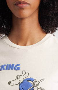 DAYDREAMER Pucking Around Vintage Tee in vintage white - women's t-shirt - view 4
