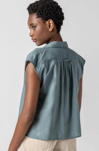 Lilla P - Short Sleeve Button Down Shirt