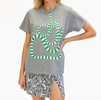 Clare V. - Snake Crewneck Tee