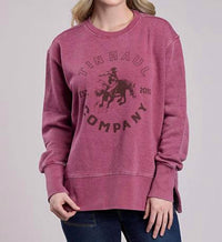 Tin Haul - Womens Horserider Screen Print Graphic Sweatshirt