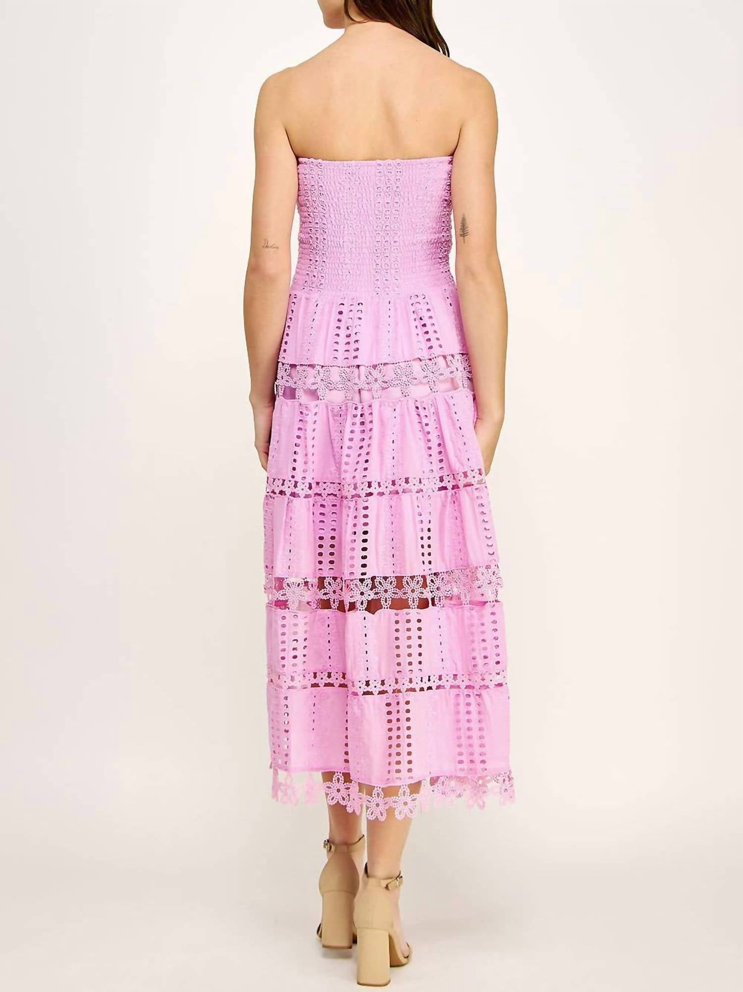 Strut & Bolt - Eyelet Lace Tube Dress