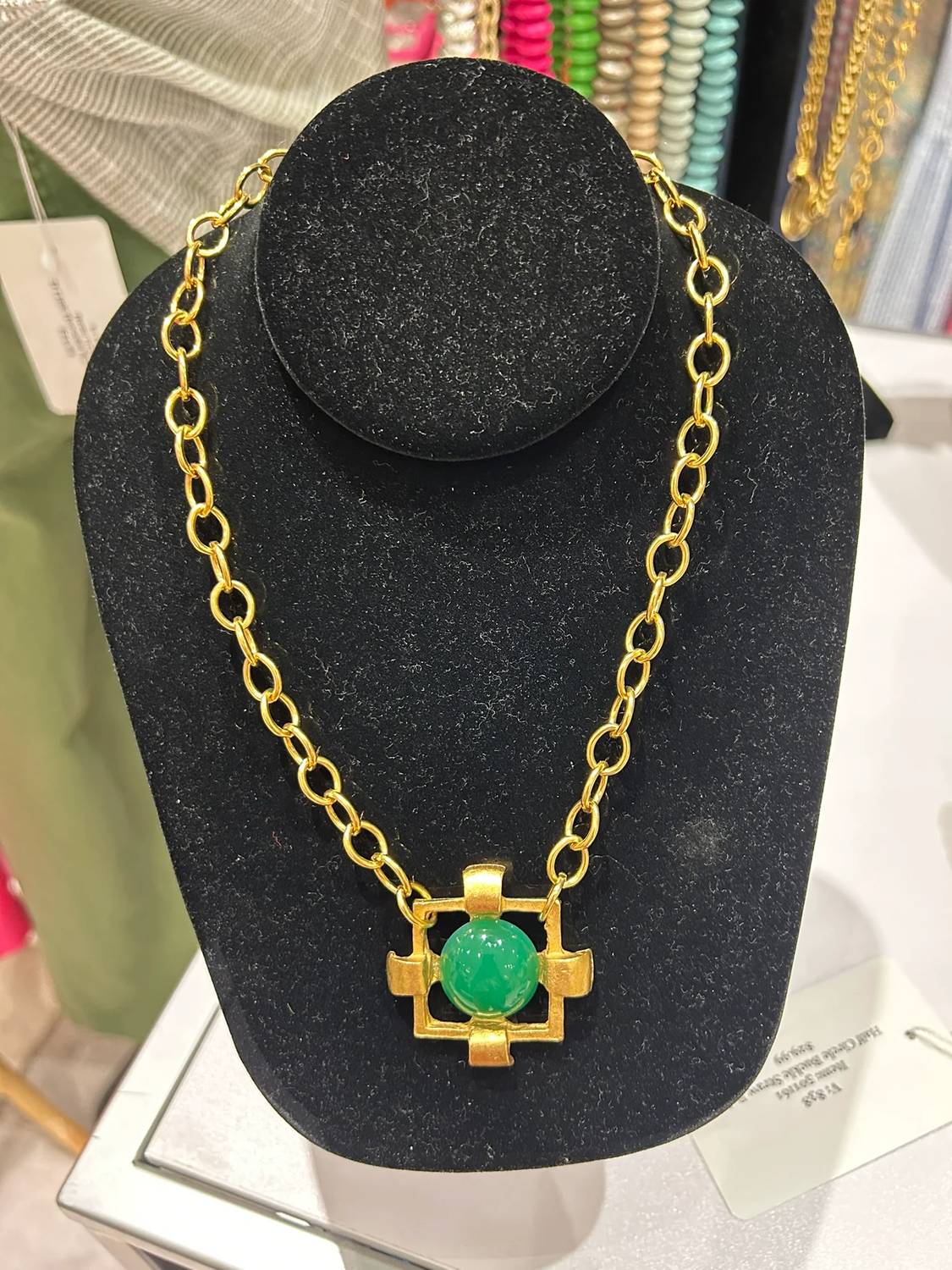 Yochi - Women's Brooklyn Stone Statement Necklace