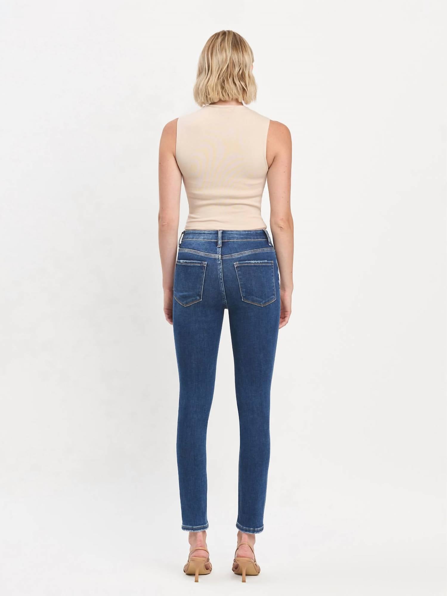 VERVET BY FLYING MONKEY Benda Jeans in denim - women's pants - view 5