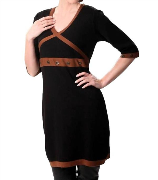 Angel - Button-Accent Dress