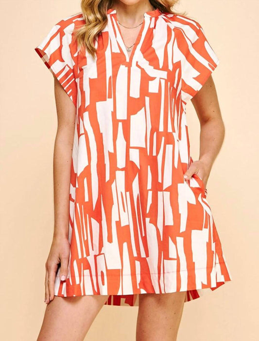 Pinch - Print Mini Tunic Dress