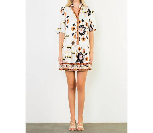 Thml - Puff sleeve floral dress