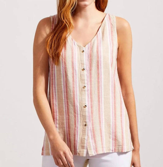 Tribal - Button Down Camisole