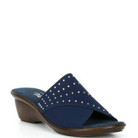 Onex - Women's Nori Rhinestone Elastic Wedge Sandals