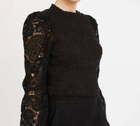 CABALLERO Women's Arabella Top in black - women's long sleeve top - view 4