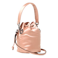 Fendi - Women's Mon Tresor Baguette Nylon Bucket Mini Crossbody Bag