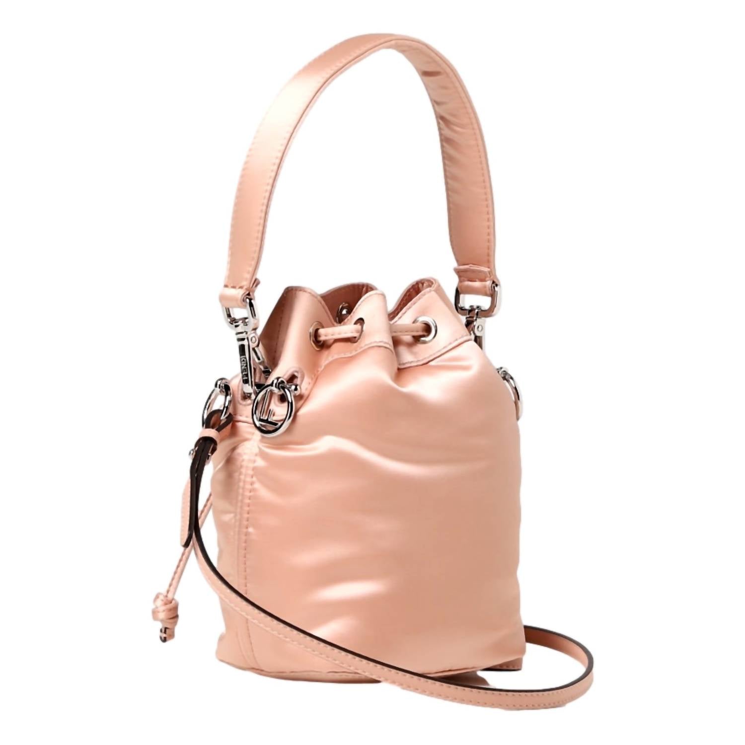 Fendi - Women's Mon Tresor Baguette Nylon Bucket Mini Crossbody Bag