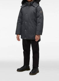 Moose Knuckles - Kids' Removable Hood Frost Fox Fur Ruff Parka Jacket