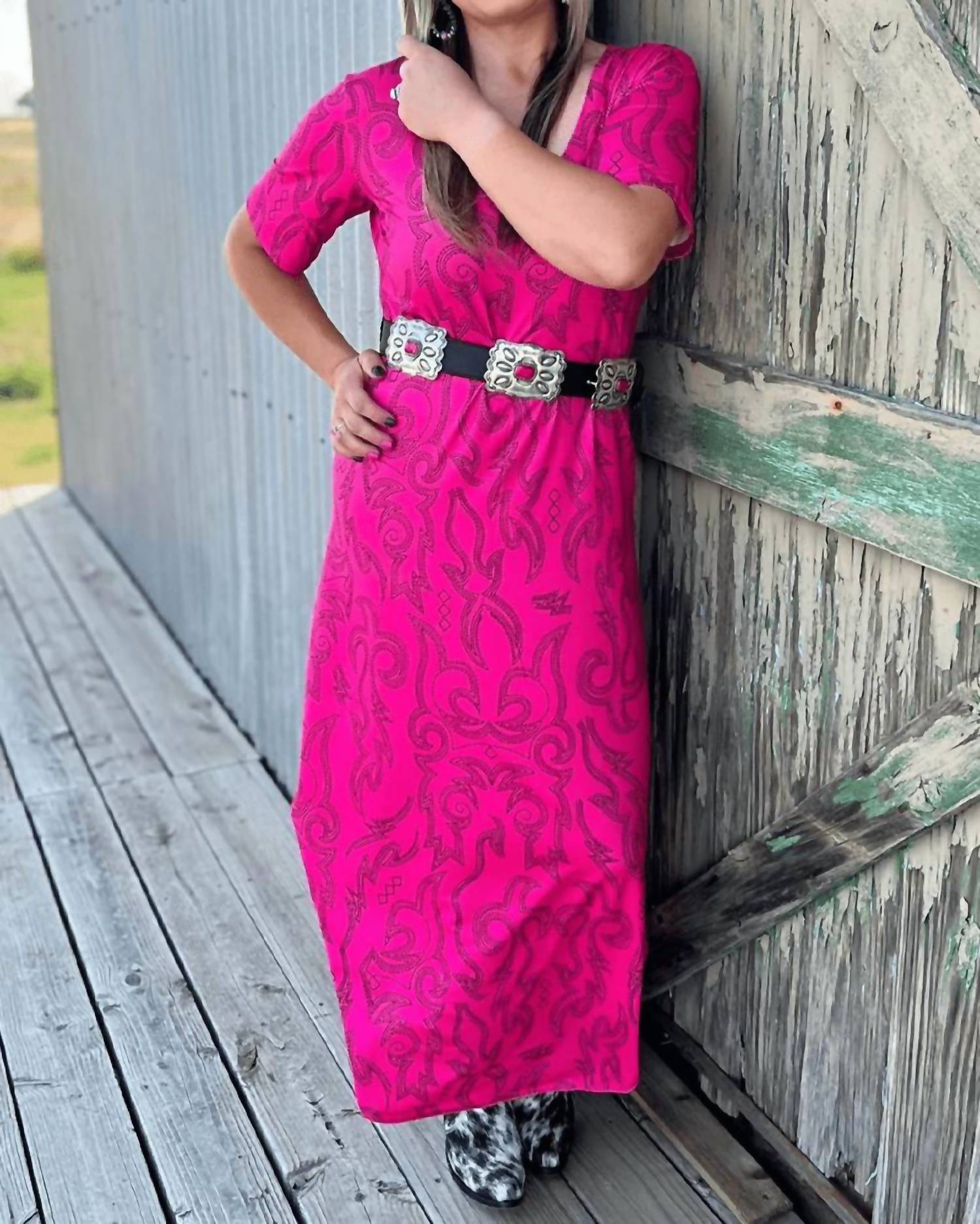 Sterling Kreek - Cowgirls Like Us Maxi Dress
