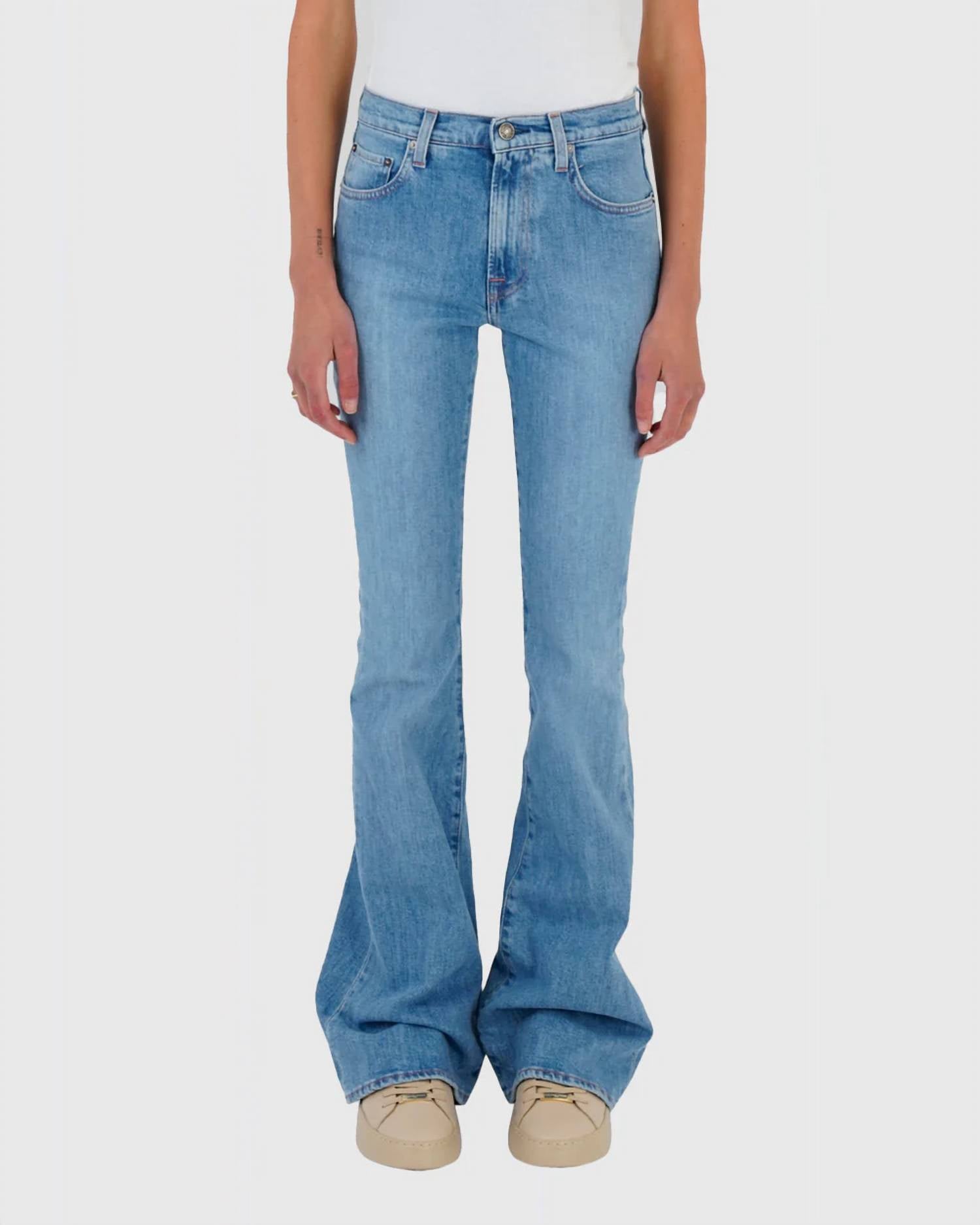 Madeintomboy - Ursula Comfort Flared Denim Jeans