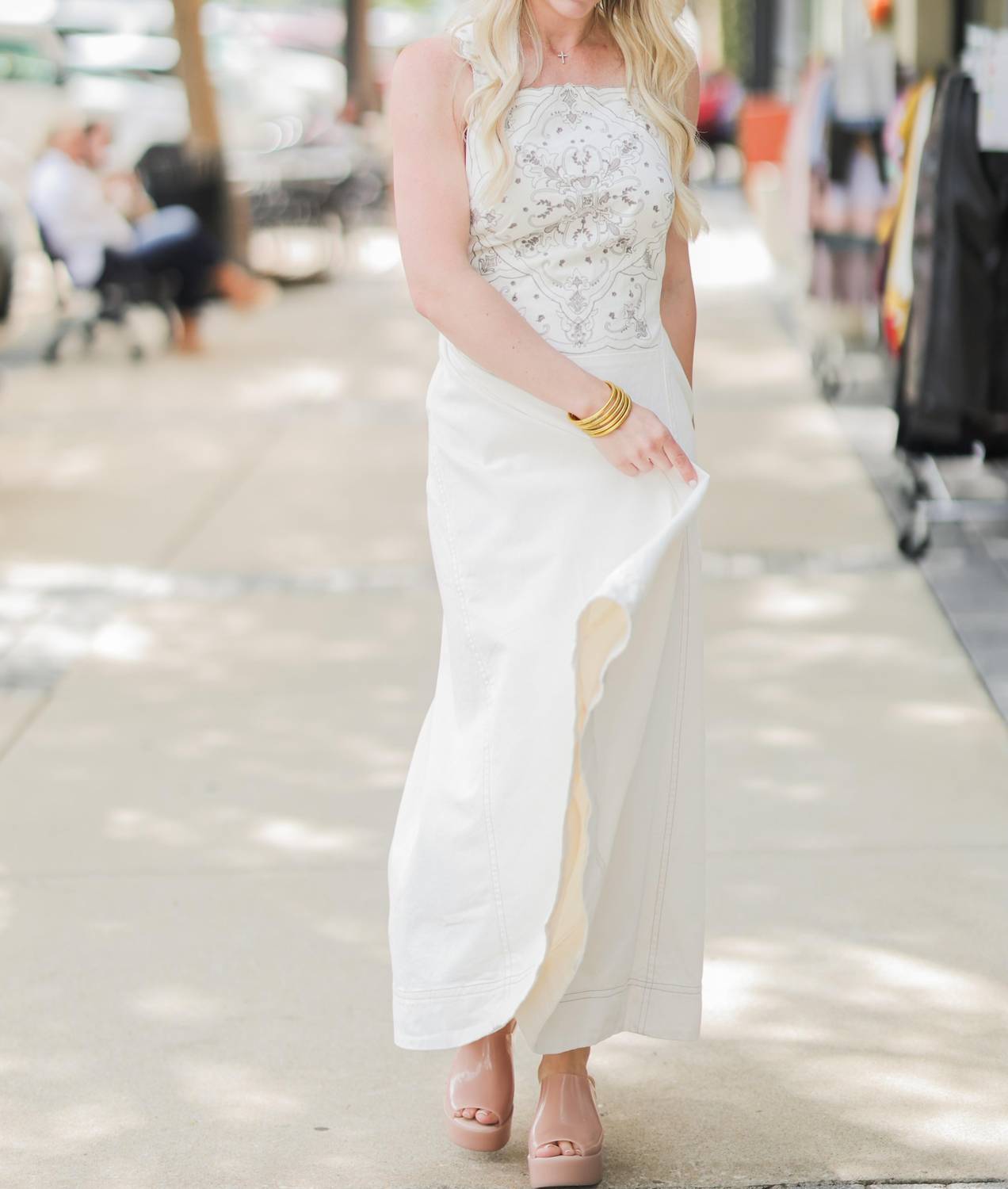 Free People Bali Vienna Maxi Dress in white - women's dress - view 5