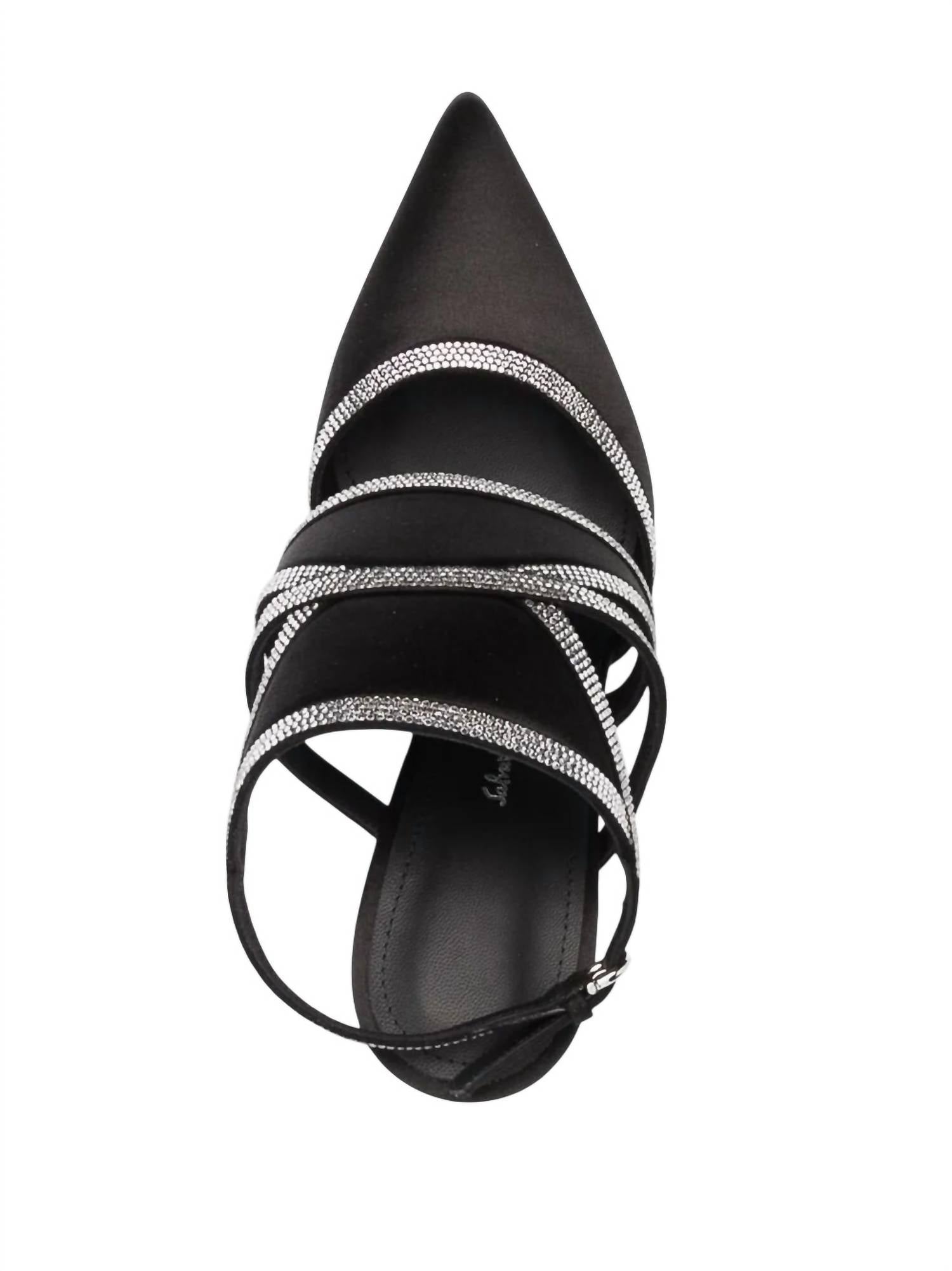 Salvatore Ferragamo - Women's Delianne Crystal-embellished Slingback Pumps