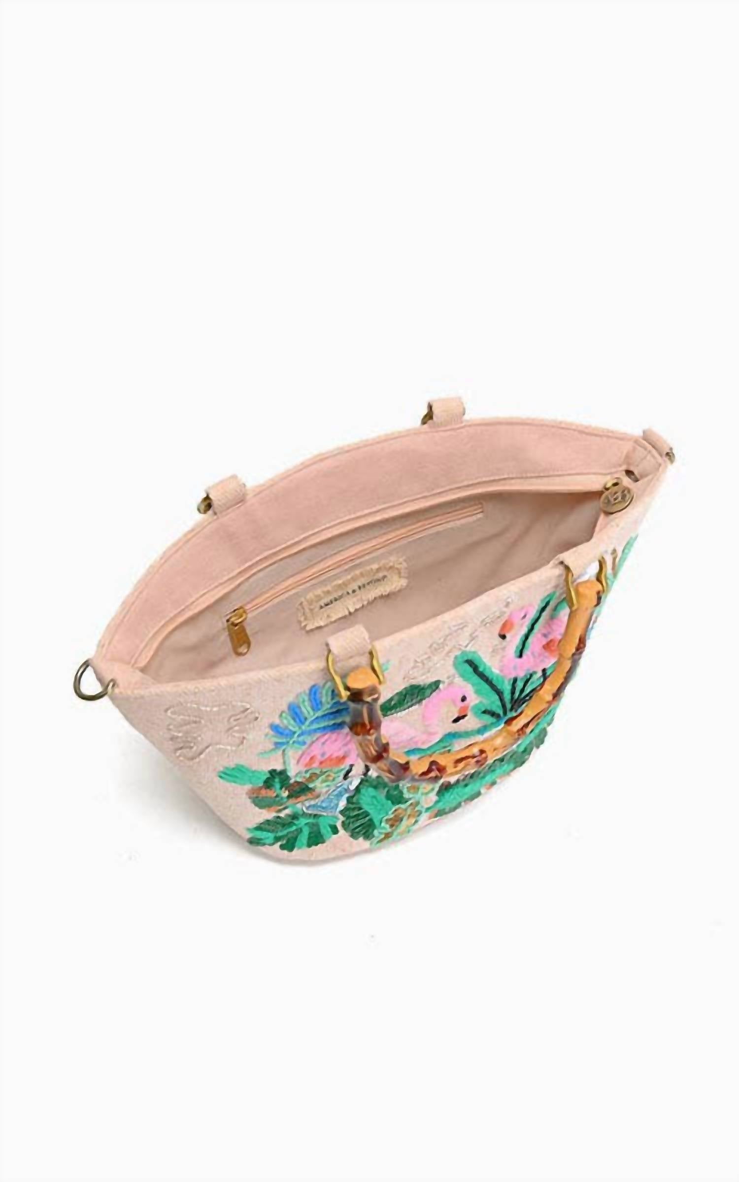 America & Beyond - Women's Tropical Flamenco Mini Tote