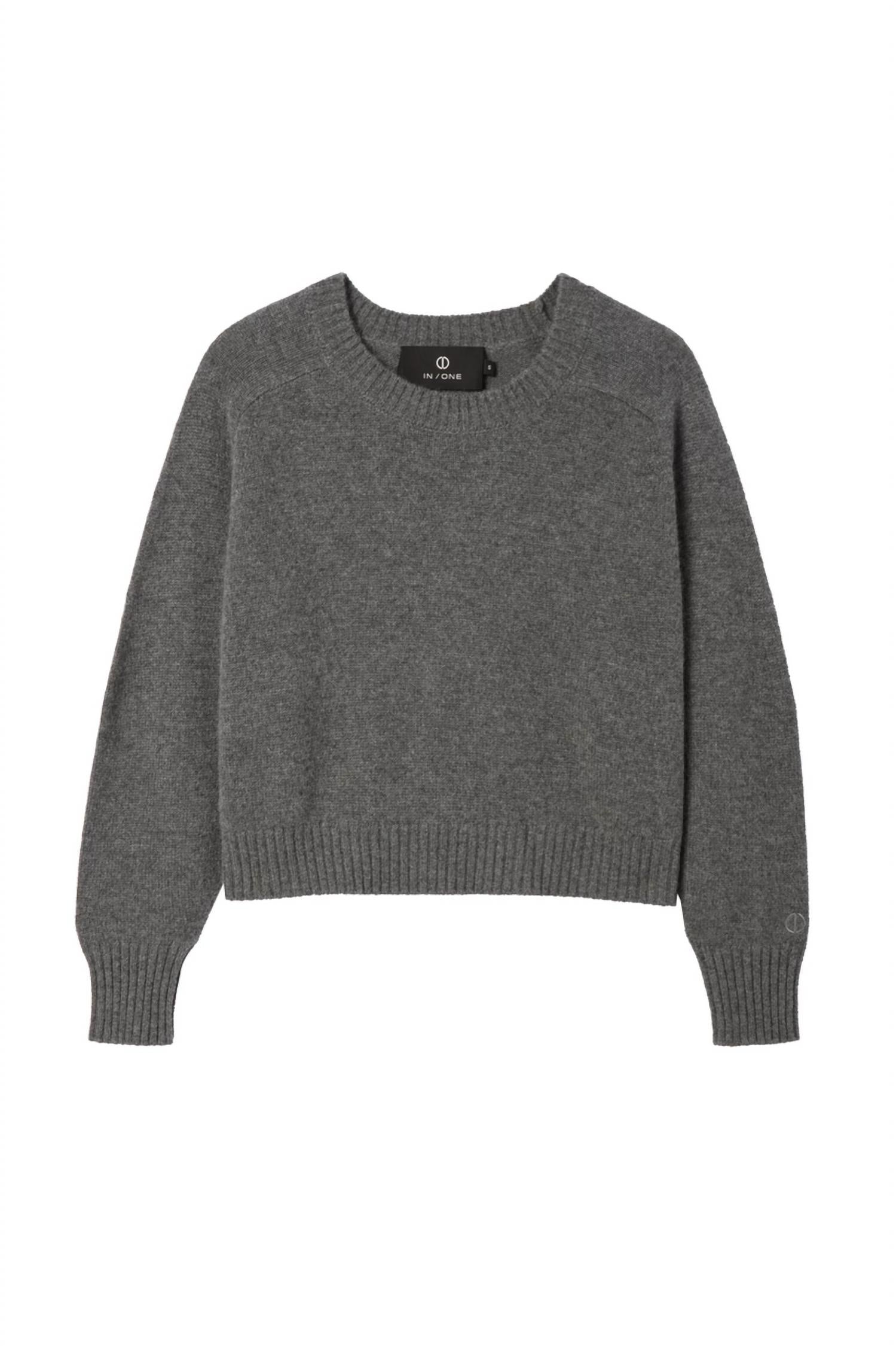 In/One - Amara Cashmere Long Sleeve Crop Top