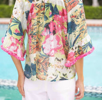 Voy - Relaxed Fit Floral Top