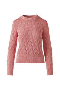 Kinross - Stonewash Cable Crew Sweater