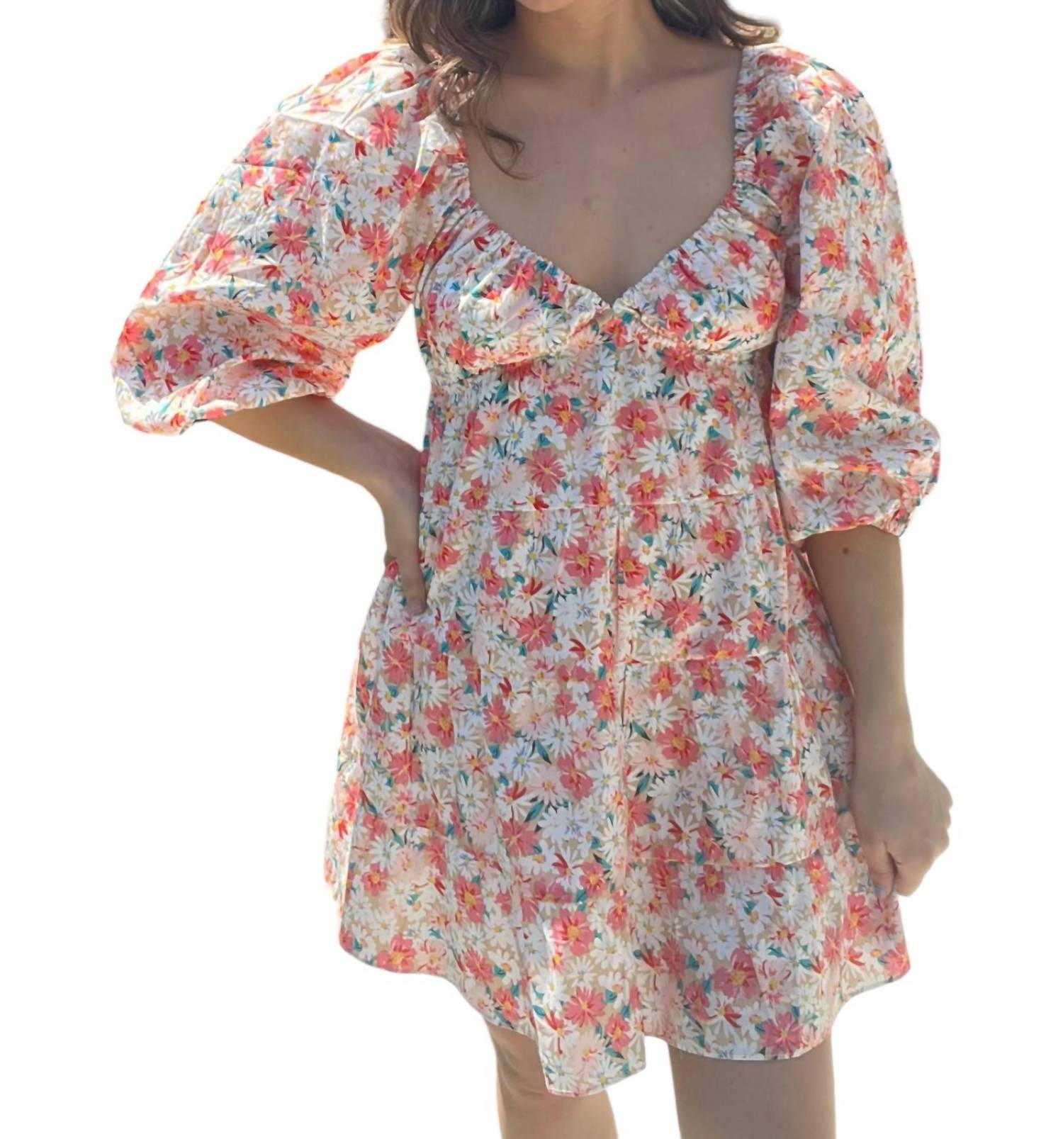 Hyfve - Charmed Floral Print Mini Dress