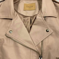 BLANKNYC Women's Faux Leather Zipper Pockets Jacket in blush pale pink - women's jacket - view 5