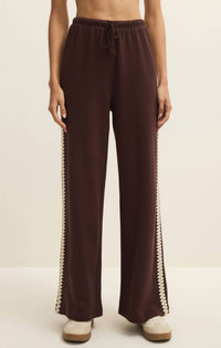 Z Supply TAKE ALL SWEATPANTS in chocolate cherry - women's pants