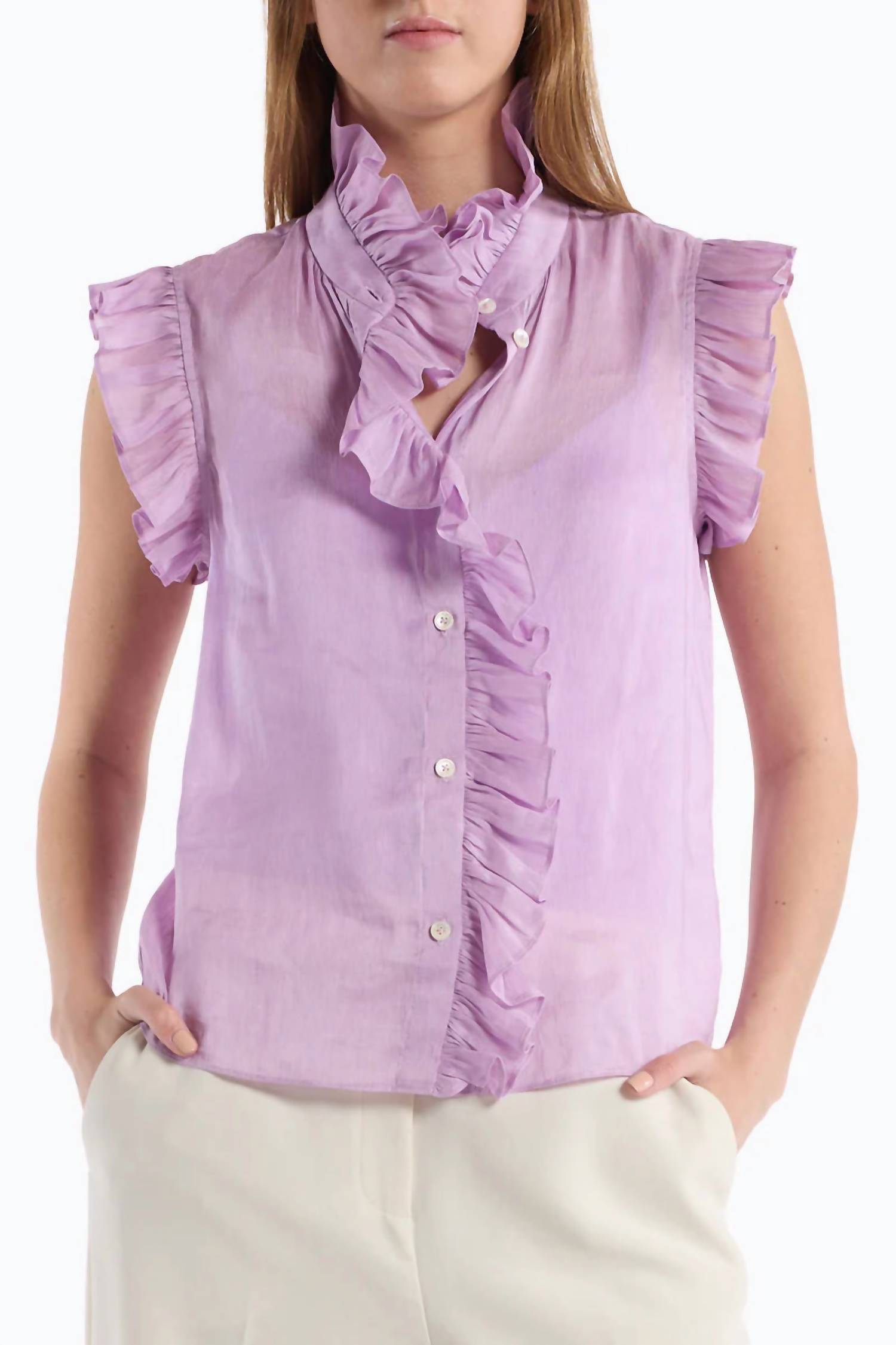 Christy Lynn - Women's Marfa Ruffle Top
