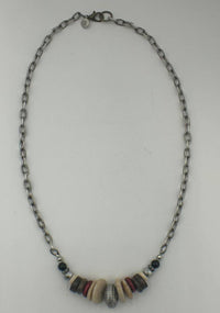 Legend Or Lies - Women's Short Center Stacked Beaded Necklace