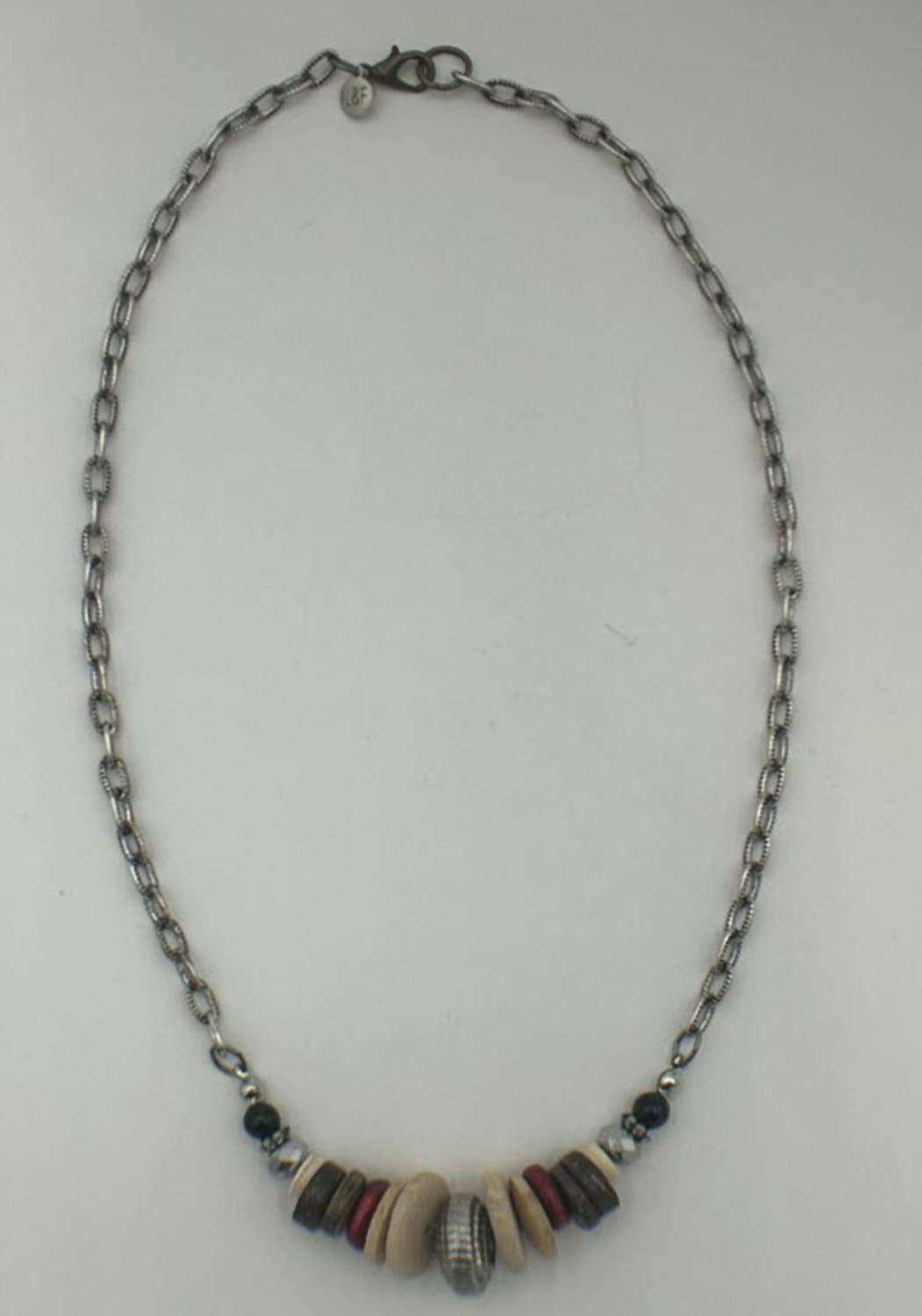 Legend Or Lies - Women's Short Center Stacked Beaded Necklace
