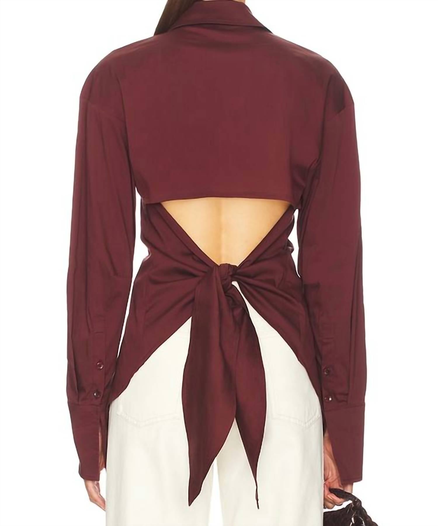 Simon Miller - Loch Poplin Button Up Shirt