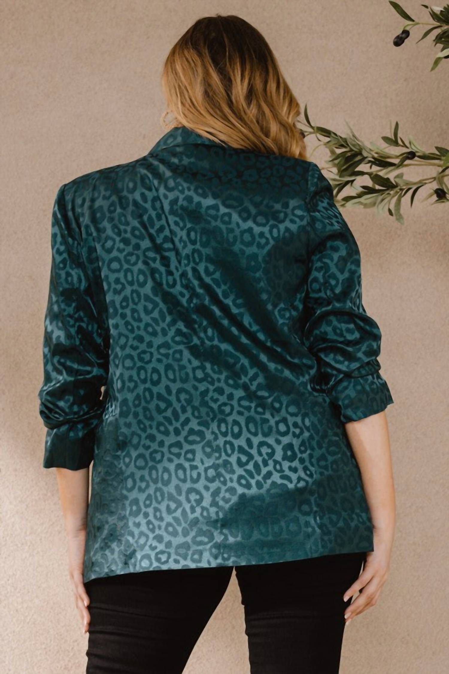 Oddi - Too Far Gone Leopard Blazer