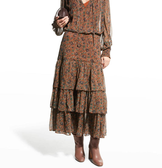 Veronica Beard - Tunis Long Sleeve Layered Midi Dress