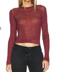 Free People - H2O Crew Open Knit Top