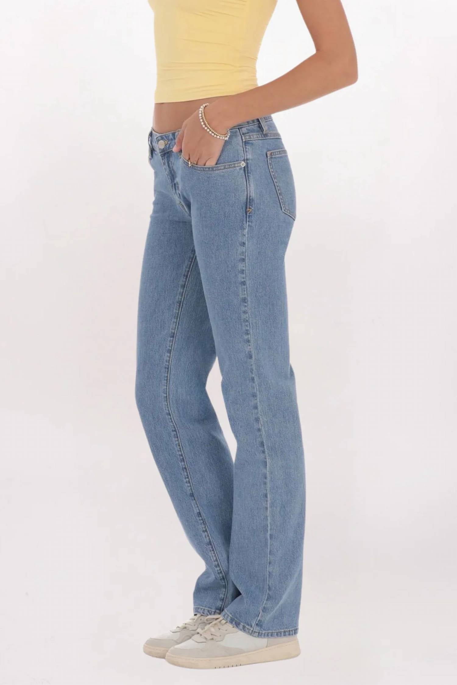 Lucy In The Sky - Low Rise Straight Jeans