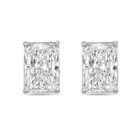 Diana M Jewels - Women's Radiant Lab-grown Diamond Stud Earrings (2.00 Tcw) - Classic